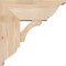 Ekena Millwork Legacy Traditional Smooth Bracket w/ Offset Brace, Douglas Fir, 7 1/2"W x 18"D x 18"H BKT0806X18X18LEC01SDF - alternate 2
